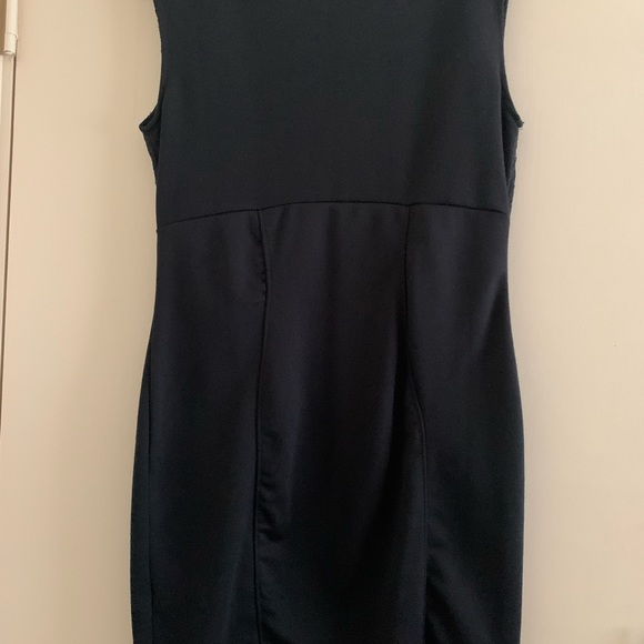 Caroline Morgan Black Mini Dress Size M - Picture 2 of 5
